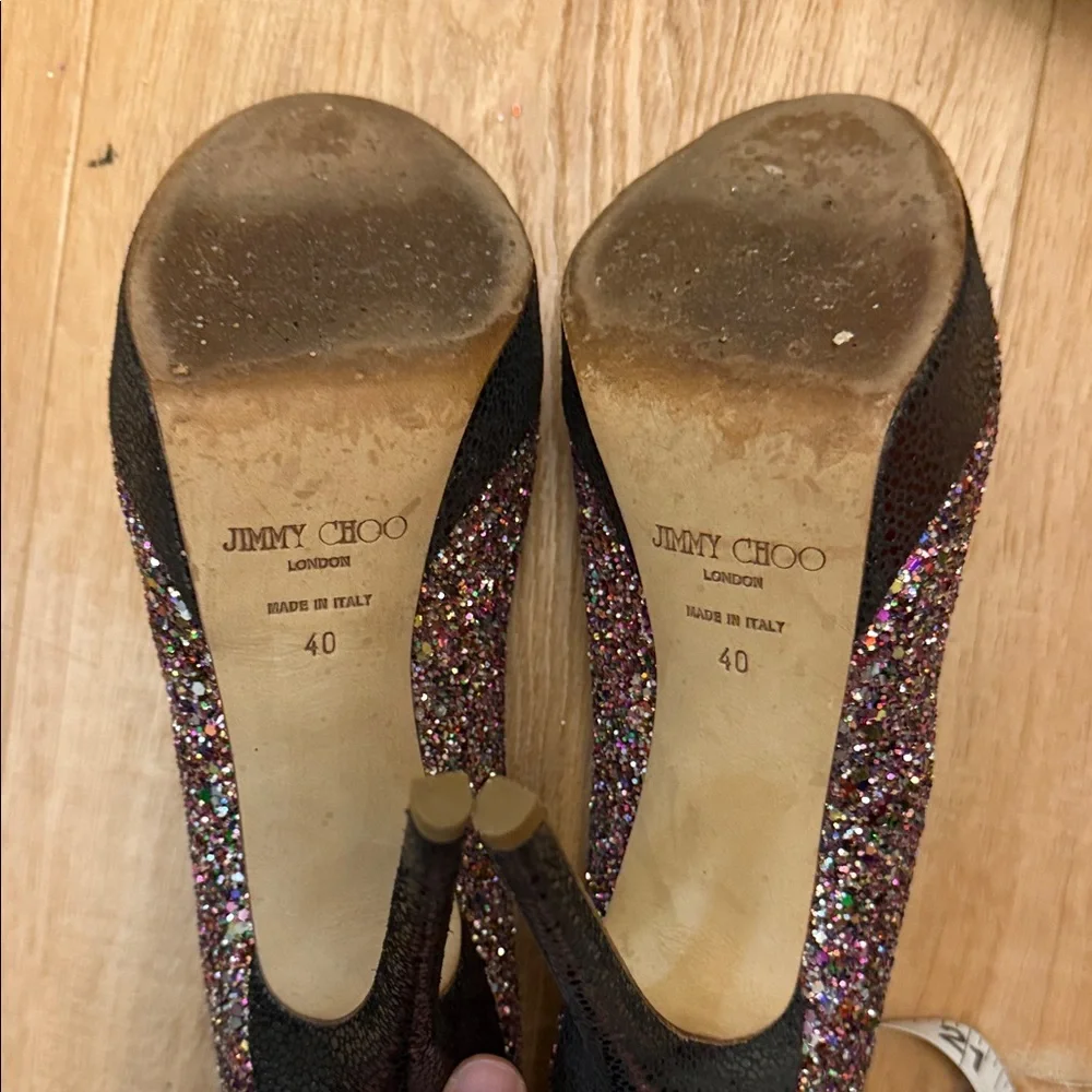 Jimmy Choo Cosmic Glitter Pumps - Picture 11 of 16